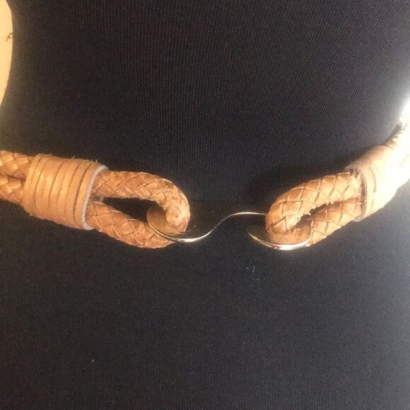 Vintage Braided Leather Belt for women main image 9
